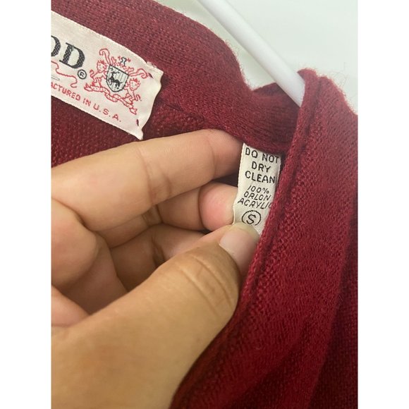 Lacoste Red Men's Cardigan Sweater - Picture 9 of 11